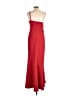 Halston Solid Red Cocktail Dress Size 12 - photo 2