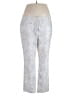 Assorted Brands Print Silver Casual Pants Size 16 - photo 1