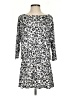 Coco Bianco Animal Print Silver Casual Dress Size S - photo 1