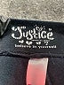 Justice Graphic Black Active Pants Size 7 - photo 3
