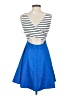 Double Zero Stripes Blue Casual Dress Size S - photo 2