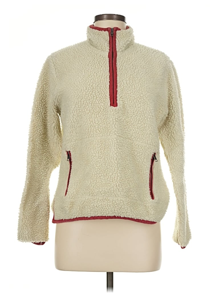 Pre-owned Marine Layer Pullover Sweater In Ivory