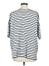 Desigual Stripes White 3/4 Sleeve Top Size M - photo 2