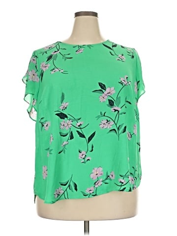 PREMISE Short Sleeve Blouse (view 1)