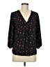 Violet & Claire 100% Polyester Black 3/4 Sleeve Blouse Size M - photo 1