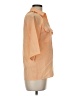 Gloria Vanderbilt Color Block Orange 3/4 Sleeve Button-Down Shirt Size 8 - photo 4