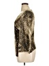 Mishca Animal Print Gold 3/4 Sleeve Top Size XL - photo 5