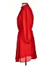 Ann Taylor 100% Polyester Solid Red Casual Dress Size S (petite) - photo 5