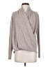 Anthropologie Metallic Silver Tan Pullover Sweater Size XS - photo 1