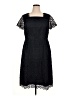 rsvp by TALBOTS 100% Polyester Black Cocktail Dress Size 16 - photo 1