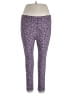 Zyia Active Animal Print Purple Leggings Size 14 - 16 - photo 1
