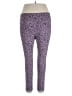 Zyia Active Animal Print Purple Leggings Size 14 - 16 - photo 2
