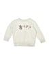 Rabbit Skins Print Ivory Pullover Sweater Size 3 - photo 1