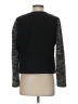 Aqua Chevron-herringbone Black Blazer Size 2 - photo 2