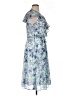 Tommy Hilfiger 100% Polyester Tropical Blue Cocktail Dress Size 14 - photo 4
