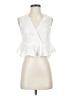 BCBGeneration 100% Cotton Ivory Sleeveless Blouse Size XXS - photo 1
