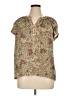 DR2 100% Polyester Green Short Sleeve Blouse Size XL - photo 1