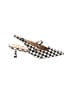 Ann Taylor Houndstooth White Heels Size 6 - photo 1