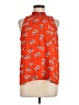 Chenault Orange Sleeveless Blouse Size M - photo 1