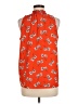 Chenault Orange Sleeveless Blouse Size M - photo 2