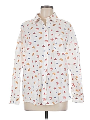 Le Lis Long Sleeve Button-Down Shirt (view 1)