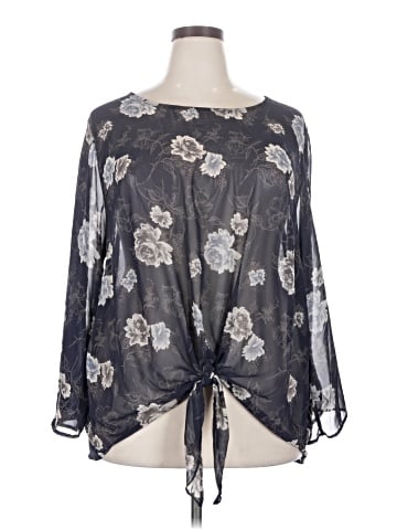 Molly & Isadora 3/4 Sleeve Blouse (view 1)