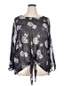 Molly & Isadora 100% Polyester Gray 3/4 Sleeve Blouse Size 3X - photo 1