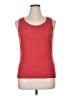 August Silk Red Sleeveless Top Size XL - photo 1