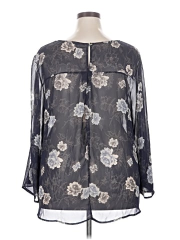 Molly & Isadora 3/4 Sleeve Blouse (view 2)