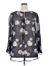 Molly & Isadora 100% Polyester Gray 3/4 Sleeve Blouse Size 3X - photo 2