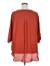 Worthington 100% Polyester Red 3/4 Sleeve Blouse Size 3X - photo 2