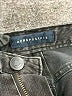 Aeropostale Solid Black Denim Skirt Size 10 - photo 4