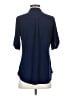 Perseption Concept Blue Short Sleeve Blouse Size S - photo 2