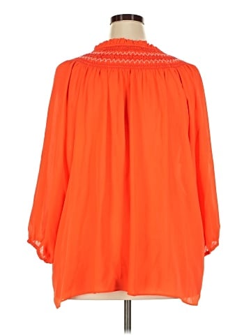 Rose + Olive 3/4 Sleeve Blouse (view 2)