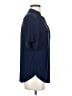 Perseption Concept Blue Short Sleeve Blouse Size S - photo 4