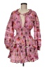 LoveShackFancy Pink 3/4 Sleeve Blouse Size M - photo 1