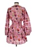 LoveShackFancy Pink 3/4 Sleeve Blouse Size M - photo 2