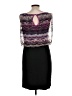 Cache Graphic Purple Cocktail Dress Size 10 - photo 2