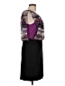 Cache Graphic Purple Cocktail Dress Size 10 - photo 4