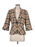 Trina Turk Plaid Tan Blazer Size 8 - photo 1