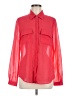 Love 21 Color Block Red Long Sleeve Blouse Size M - photo 1