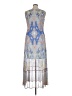 Reba Graphic Blue Cocktail Dress Size XL - photo 2