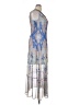 Reba Graphic Blue Cocktail Dress Size XL - photo 4