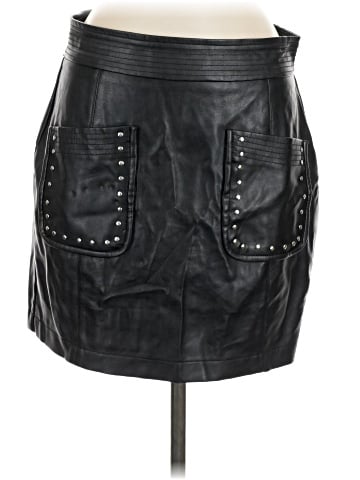 Haute Monde Faux Leather Skirt (view 1)