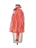Robert Krugman 100% Linen Metallic Orange Raincoat Size S - photo 5