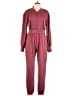 For Love & Lemons 100% Polyester Solid Burgundy Jumpsuit Size L - photo 1