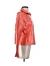 Robert Krugman 100% Linen Metallic Orange Raincoat Size S - photo 4