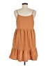 Shein Solid Brown Casual Dress Size 8 - 10 - photo 2