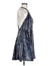 Ecote 100% Polyester Tie-dye Blue Cocktail Dress Size 8 - photo 4