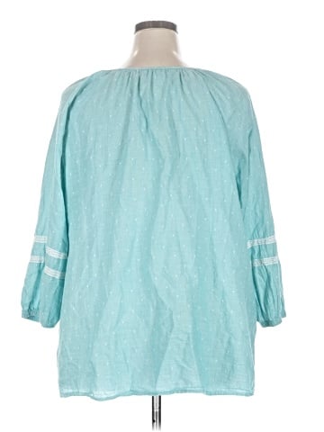 St. John's Bay 3/4 Sleeve Blouse (view 2)